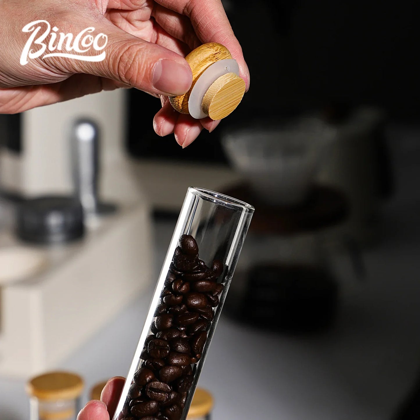 Coffee Bean Storage Tube Rack – Just Coffee Barista Display Set