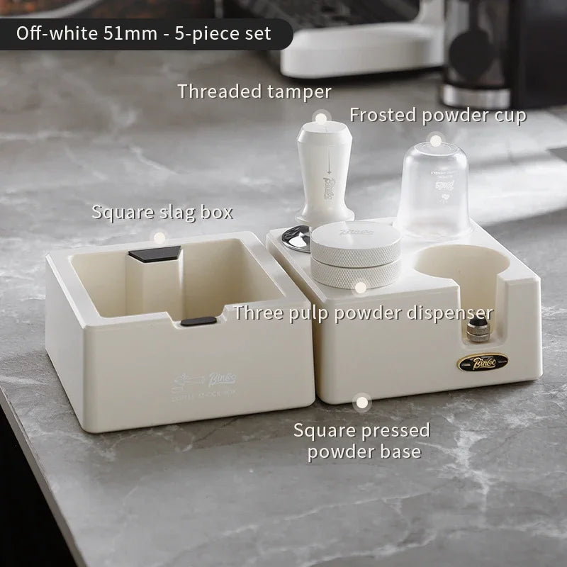 Square Coffee Knock Box – Just Coffee Barista Waste Drum