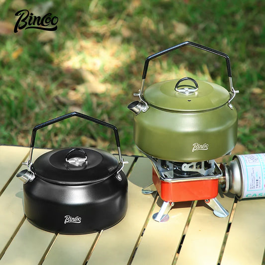 Outdoor Coffee Kettle 1L – Just Coffee Stainless Steel Camping Edition