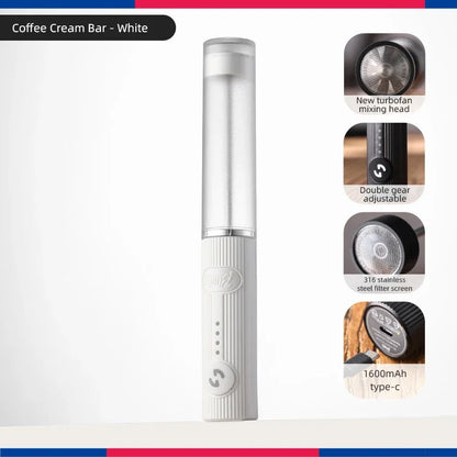 USB Rechargeable Coffee Frother – Just Coffee Electric Milk Mixer