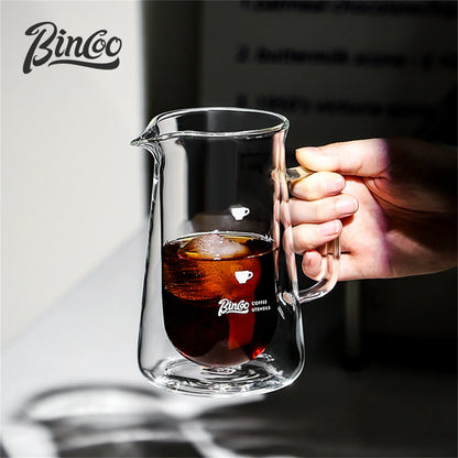 Double Layer Glass Coffee Pot 400ml – Just Coffee Sharing Edition