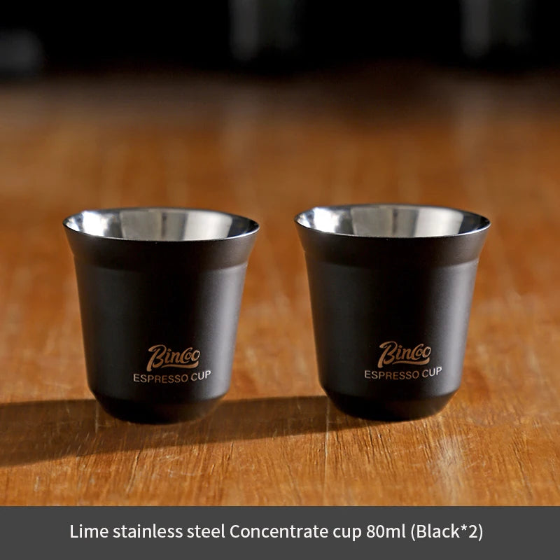 Espresso Double Wall Measuring Cup – Just Coffee Stainless Steel Edition