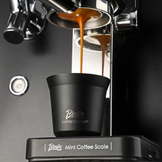 Espresso Double Wall Measuring Cup – Just Coffee Stainless Steel Edition