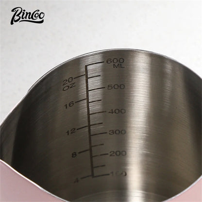 Stainless Steel Latte Art Cup – Just Coffee Temp Display Edition