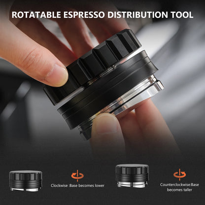 Italian Coffee Powder Set 51/58mm – Just Coffee Stainless Steel Edition