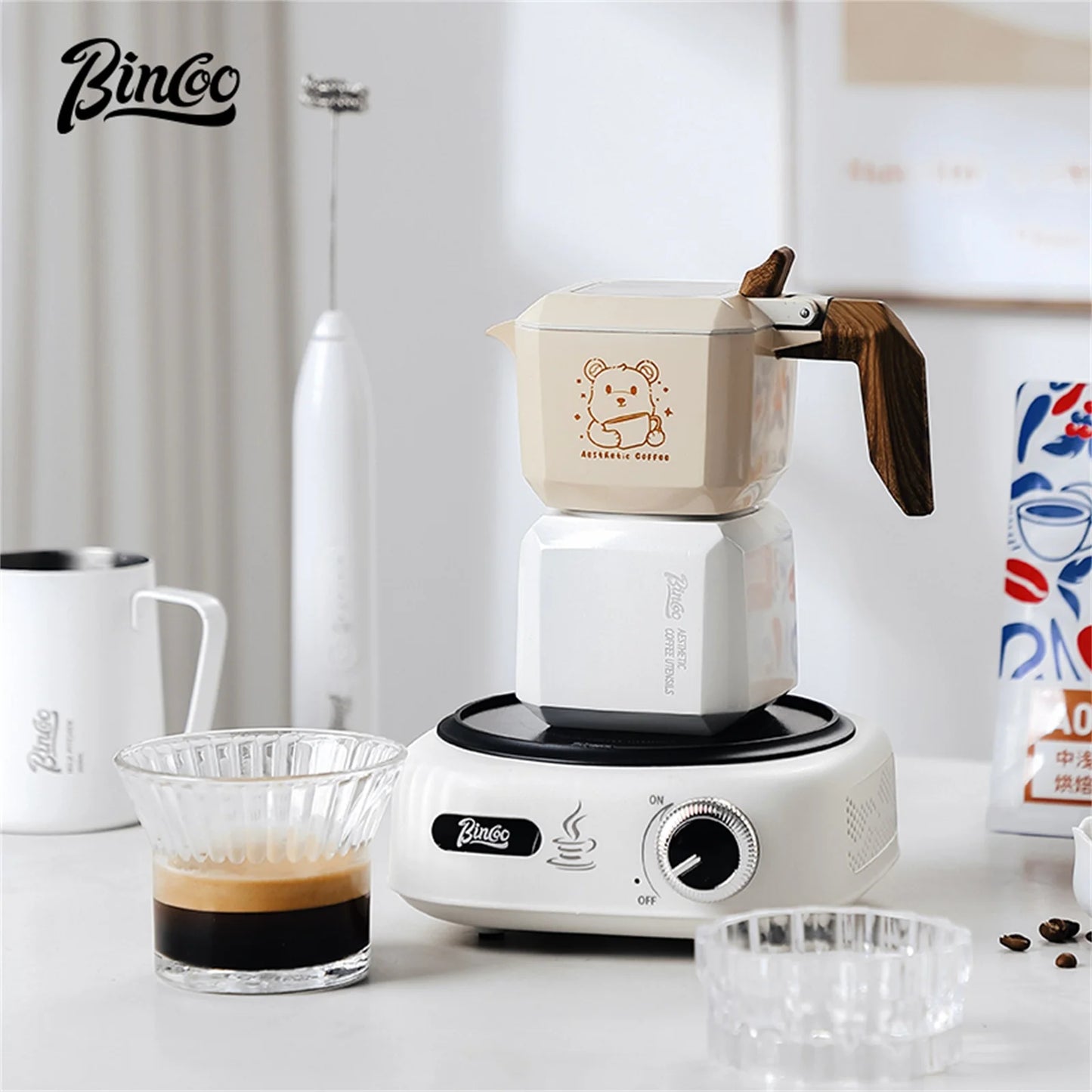 Double Valve Moka Pot – Just Coffee Italian Espresso & Mocha Maker