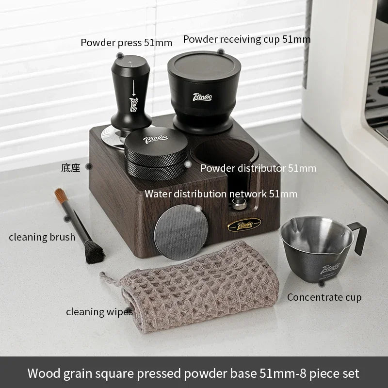Wood Grain Square Coffee Knock Box – Just Coffee Large Barista Bucket