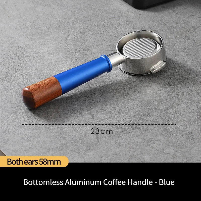 Bottomless Portafilter Handle 51/58mm – Just Coffee Stainless Steel Edition