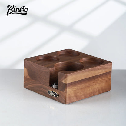 Walnut Coffee Tamping Base – Just Coffee Italian-Style Edition