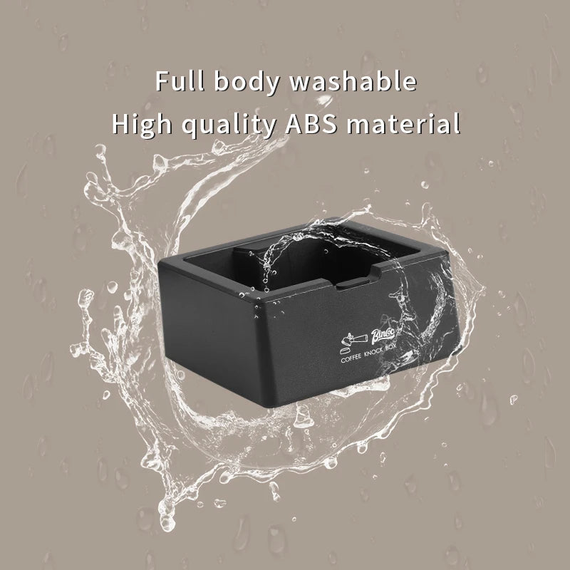 Coffee Knock Box – Just Coffee Black & White Barista Edition