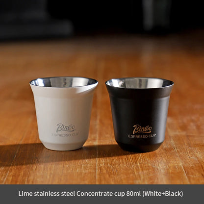 Espresso Double Wall Measuring Cup – Just Coffee Stainless Steel Edition