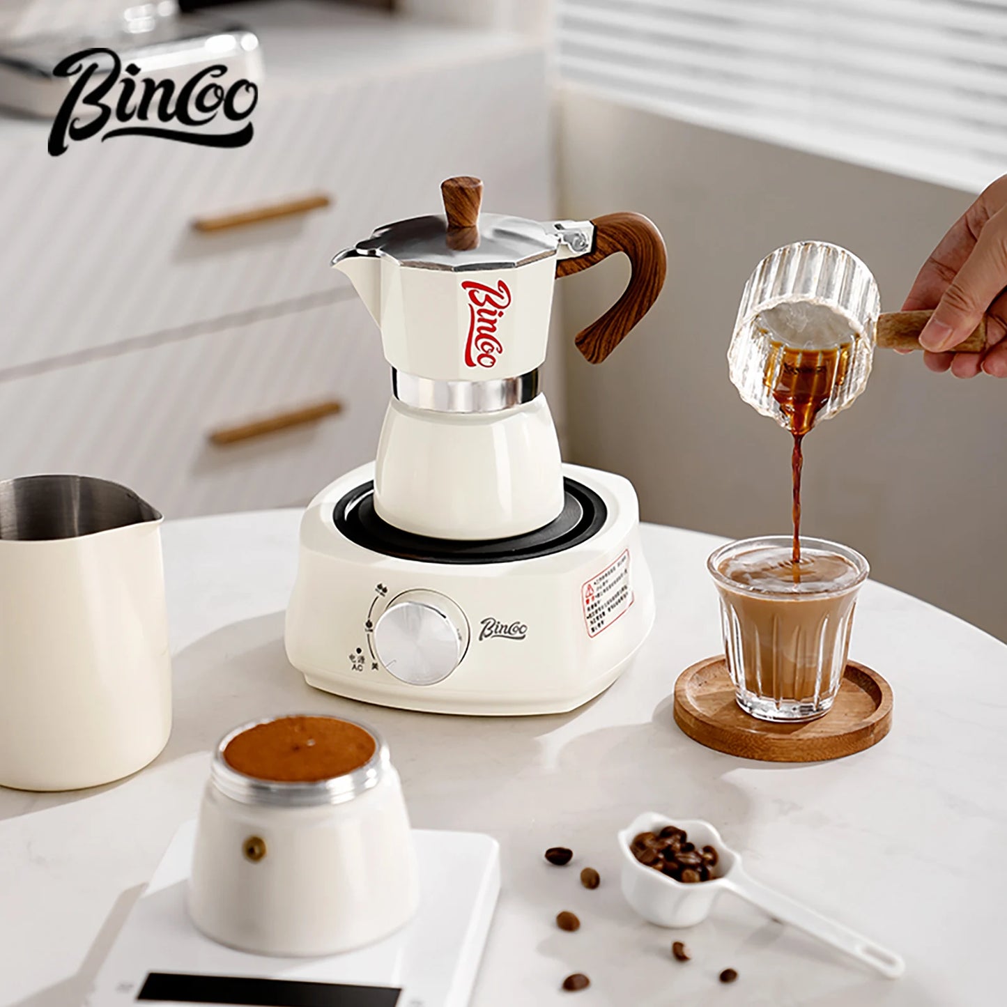 Single Valve Moka Pot – Just Coffee Italian Espresso Maker