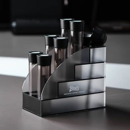 Coffee Bean Storage Tubes Set – Just Coffee Barista Shelf Edition