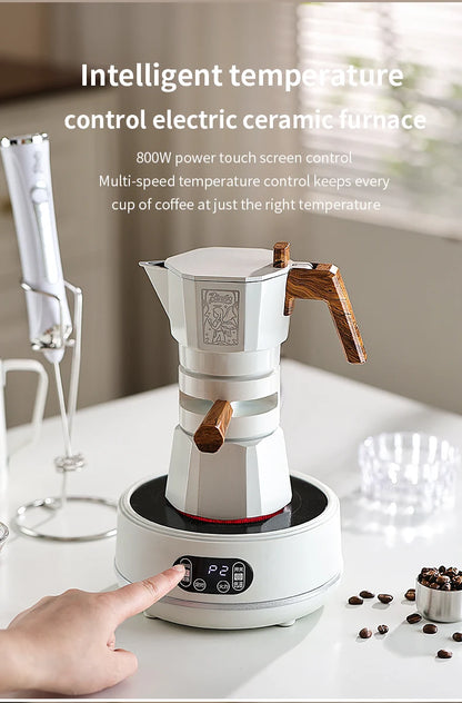 Dual Valve Moka Pot – Just Coffee Thermostatic Espresso Maker