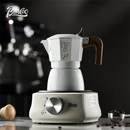 Double Valve Moka Pot – Just Coffee Espresso Extraction Set 220V