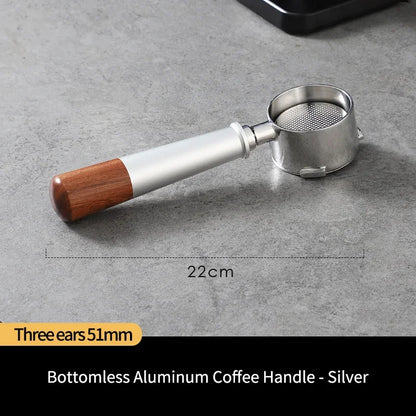 Bottomless Portafilter Handle 51/58mm – Just Coffee Stainless Steel Edition