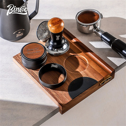 Walnut Coffee Tamper Holder Station 51/53/58mm – Just Coffee Barista Rack