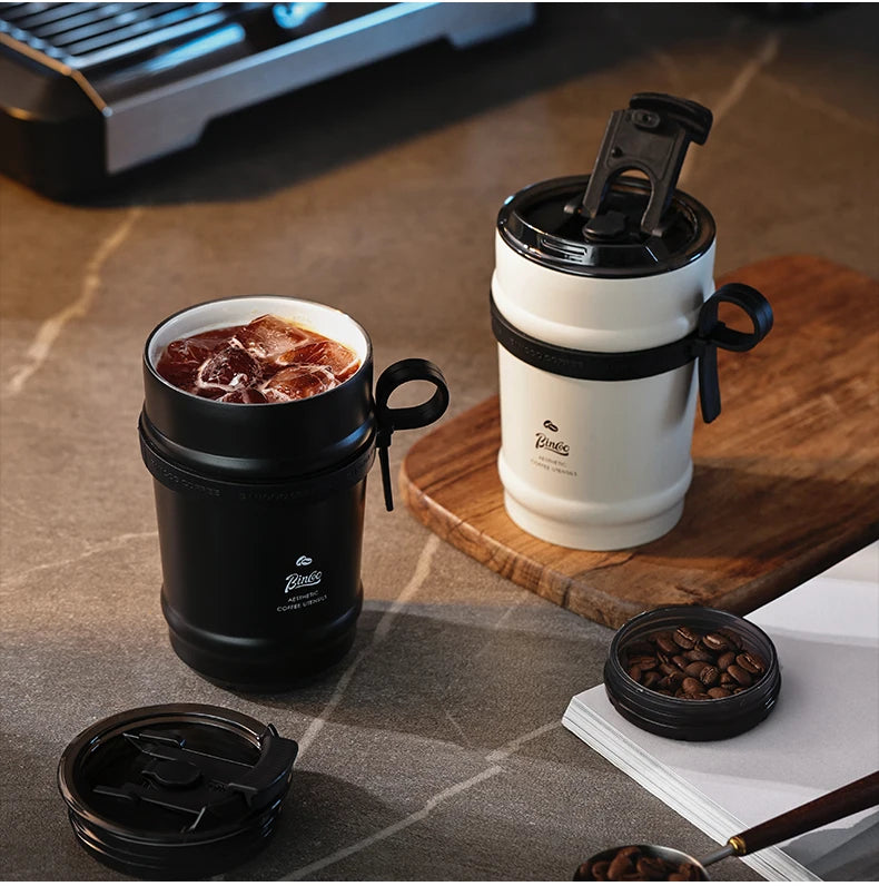 Ceramic Lined Coffee Thermos Cup – Just Coffee Portable Edition