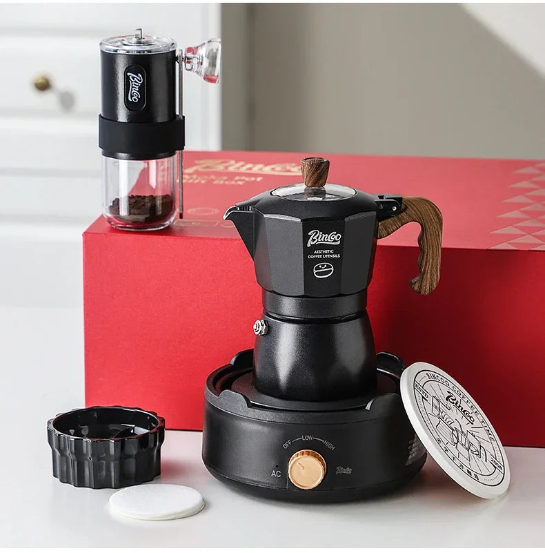 Double Valve Moka Pot Set – Just Coffee Barista Edition