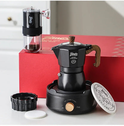 Double Valve Moka Pot Set – Just Coffee Barista Edition