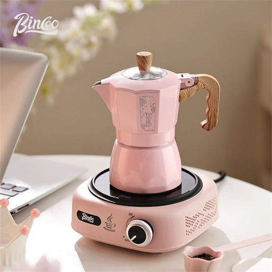 Double Valve Moka Pot – Just Coffee Italian Espresso Kettle 220V