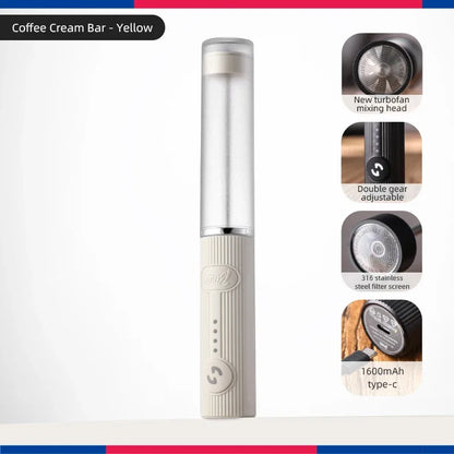 USB Rechargeable Coffee Frother – Just Coffee Electric Milk Mixer