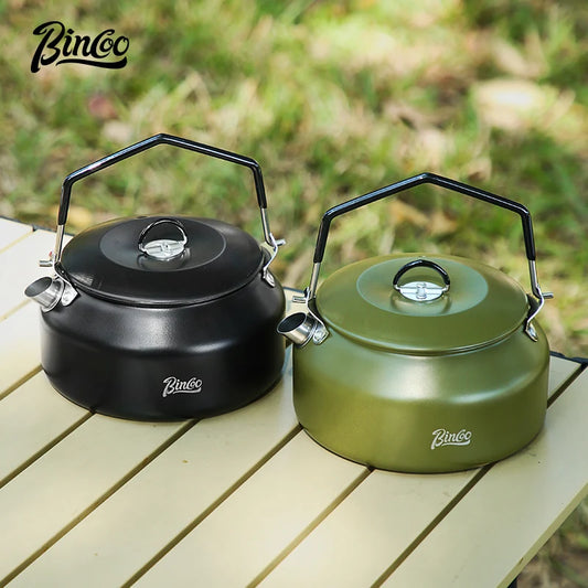 Outdoor Coffee Kettle 1L – Just Coffee Stainless Steel Camping Edition