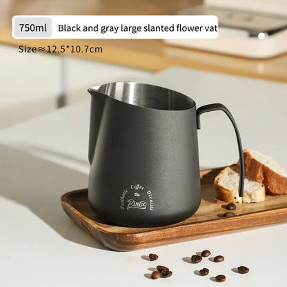 Stainless Steel Latte Art Milk Jug – Just Coffee Professional Edition