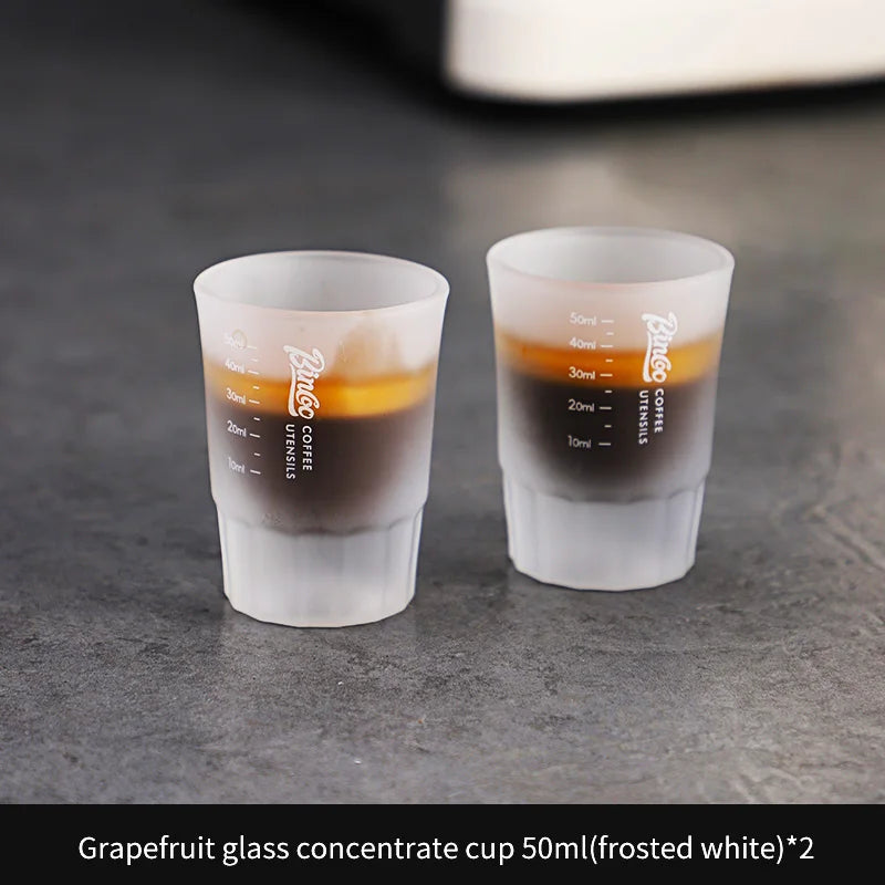 50ml Espresso Glass Measuring Cup – Just Coffee Clear Shot Edition