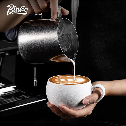 Stainless Steel Milk Frothing Jug – Just Coffee Latte Art Edition