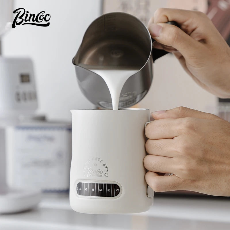 Milk Frothing Pitcher 400/600ml – Just Coffee Temp Display Edition