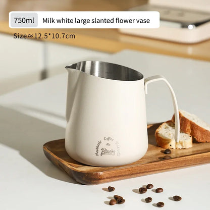Stainless Steel Latte Art Milk Jug – Just Coffee Professional Edition