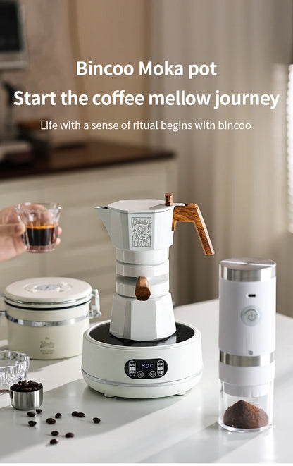 Dual Valve Moka Pot – Just Coffee Thermostatic Espresso Maker