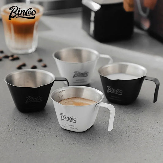 Stainless Steel Espresso Measuring Cup – Just Coffee Barista Edition