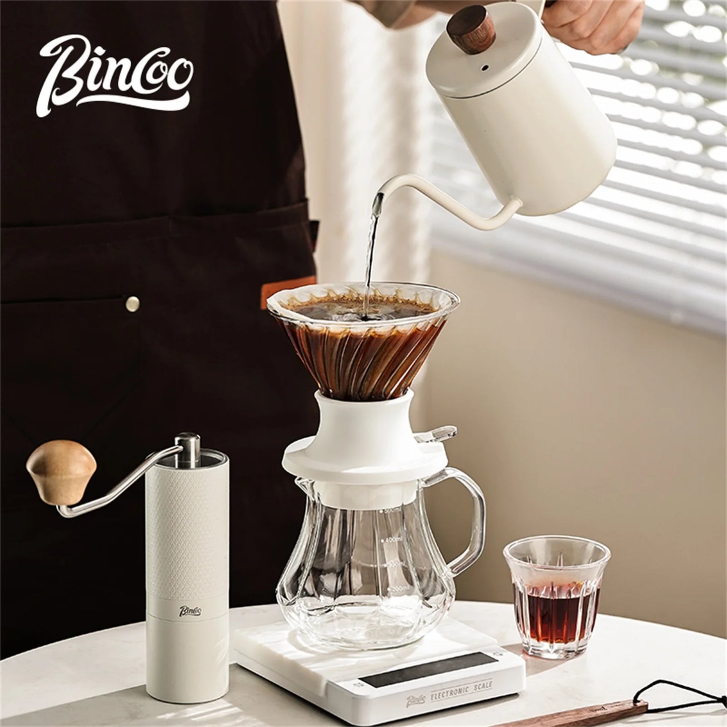 Reusable Immersion Coffee Dripper V02 – Just Coffee Glass Pour Over Set
