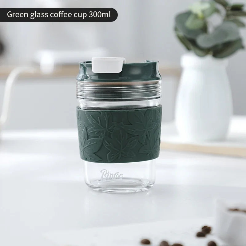 300ml Borosilicate Glass Coffee Cup – Just Coffee Insulated Edition