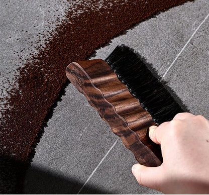 Coffee Grinder Cleaning Brush – Just Coffee Wooden Bristle Edition