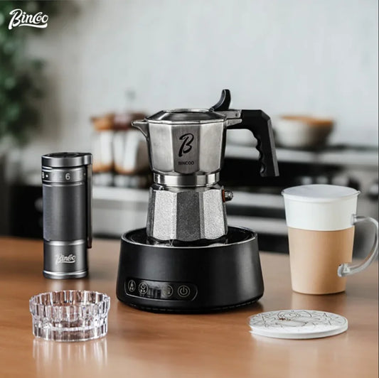 Three-Valve Stainless Steel Moka Pot – Just Coffee Barista Set