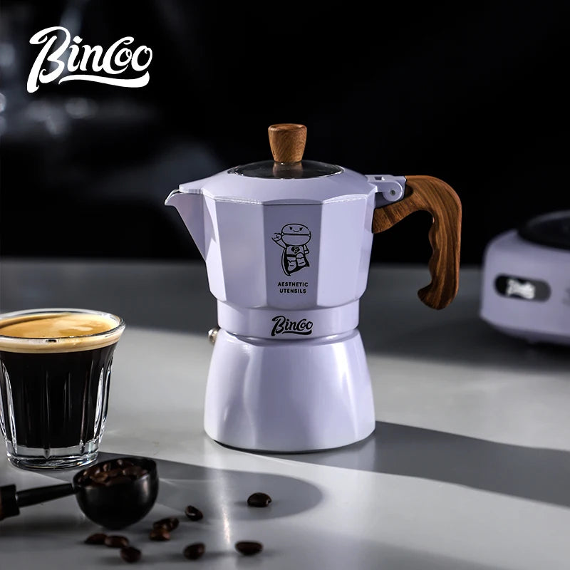 Double Valve Moka Pot 2-Cup – Just Coffee Pressurized Espresso Maker 220V