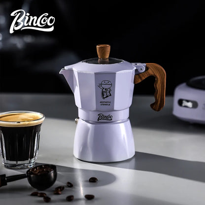 Double Valve Moka Pot 2-Cup – Just Coffee Pressurized Espresso Maker 220V
