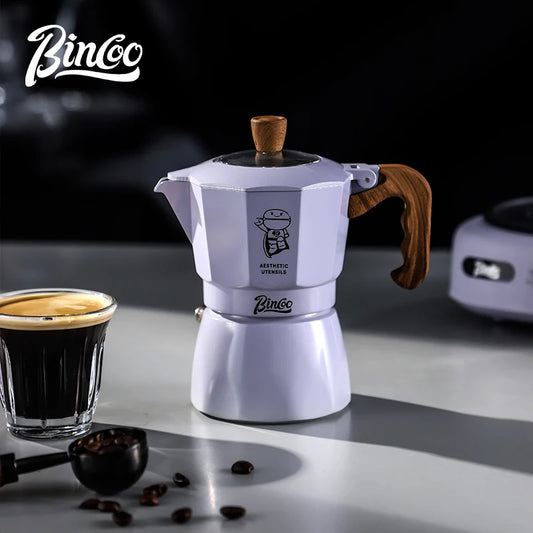 Double Valve Moka Pot 2-Cup – Just Coffee Pressurized Espresso Maker 220V