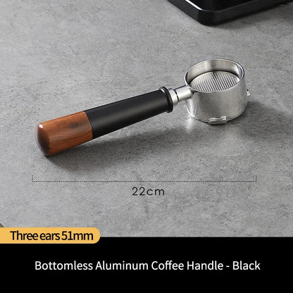 Bottomless Portafilter Handle 51/58mm – Just Coffee Stainless Steel Edition