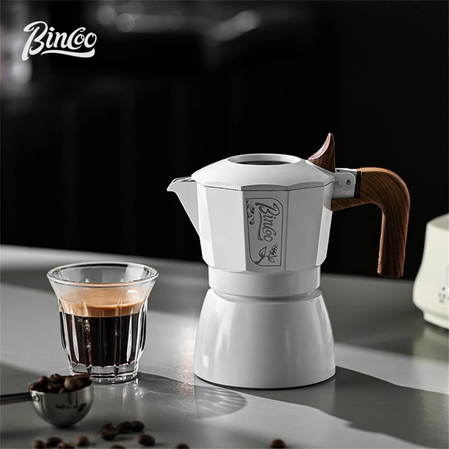 Double Valve Moka Pot – Just Coffee Espresso Extraction Set 220V