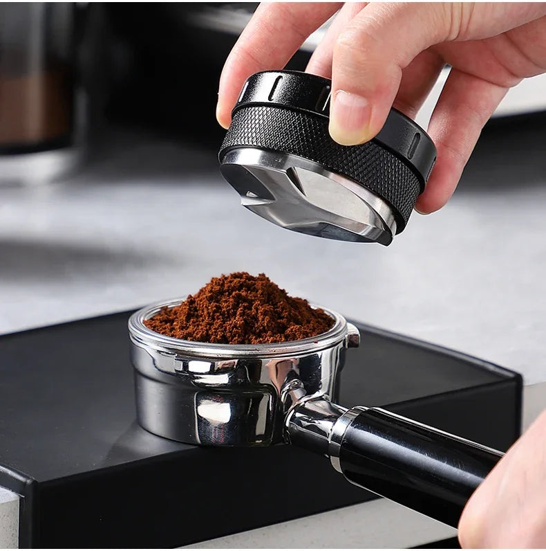 Balance Coffee Tamper 51/58mm – Just Coffee Elastic Press Edition
