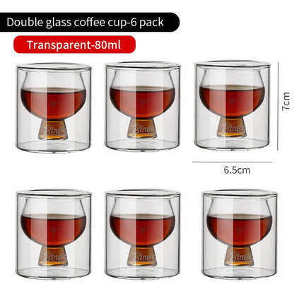 Double Layer Glass Coffee Cup – Just Coffee Heat-Resistant Edition