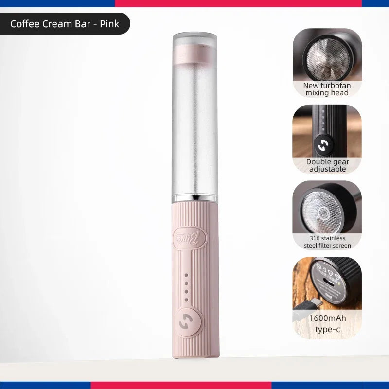 USB Rechargeable Coffee Frother – Just Coffee Electric Milk Mixer