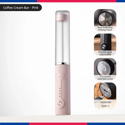 USB Rechargeable Coffee Frother – Just Coffee Electric Milk Mixer