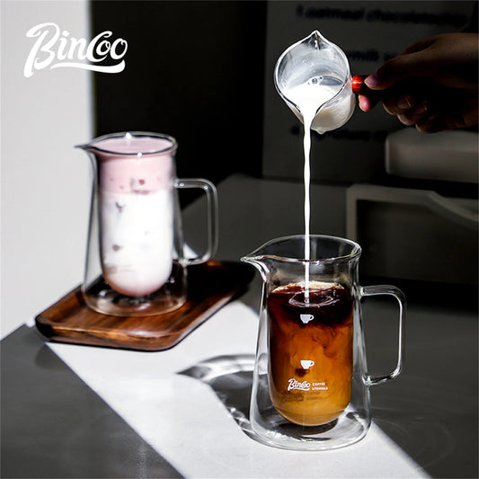 Double Layer Glass Coffee Pot 400ml – Just Coffee Sharing Edition