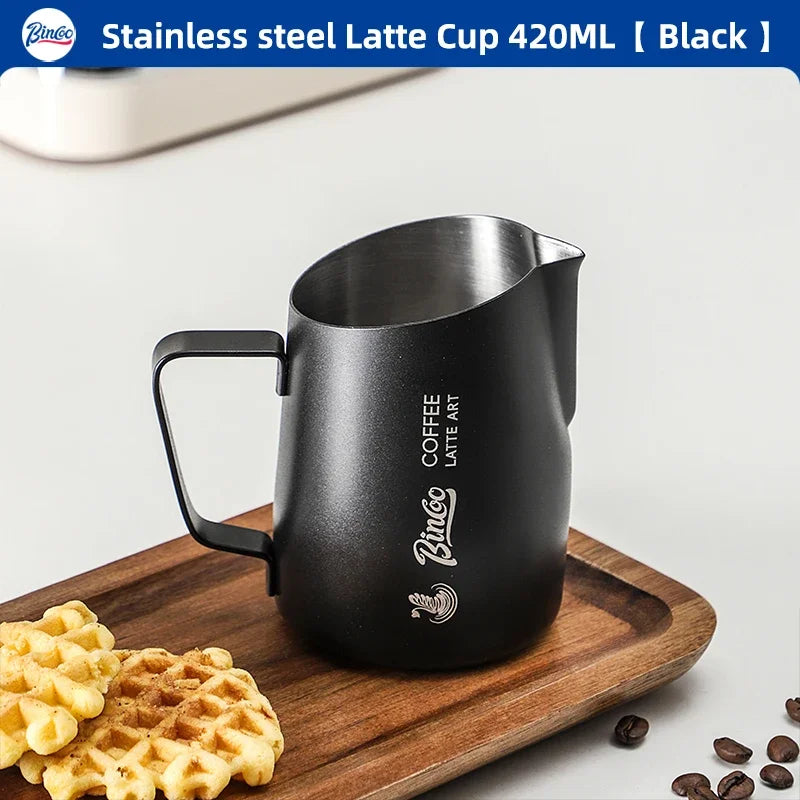 Milk Frothing Pitcher 420ml – Just Coffee Barista Tool