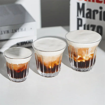 Glass Espresso & Latte Cup 90/160/200ml – Just Coffee Vintage Edition